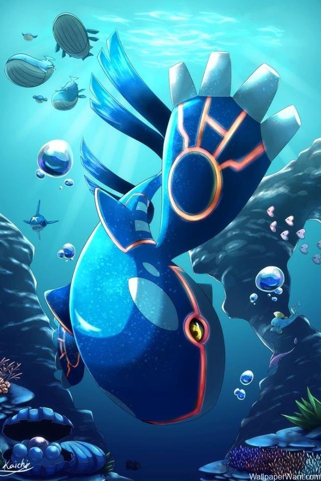 Kyogre Creature of legendary pokemon wallpaper
