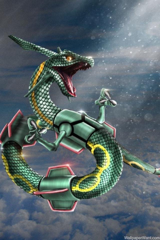 Legendary Rayquaza creature